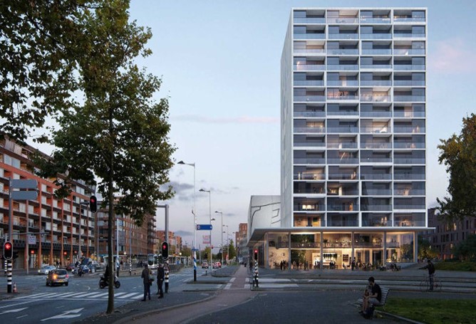 Horecaruimten te huur in nieuwbouwproject Huis op Zuid in Rotterdam